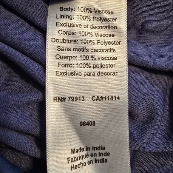 Motherhood Maternity Blue Sleeveless Tank Maxi Dress Small Flowy Button Gauze S - Picture 15 of 16